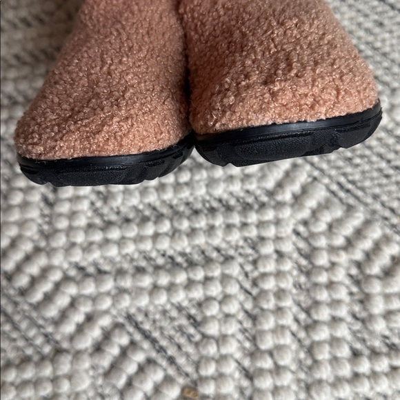 Bogs Snowday II Slipper Teddy Brown Women’s Size 7 | Fleece Slip-On Shoes Mules - Picture 9 of 10